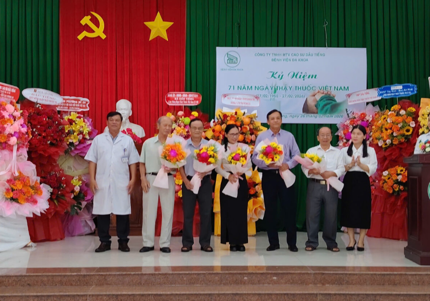 Bệnh viện Đa khoa Cao su Dầu Tiếng kỷ niệm 71 năm Ngày Thầy thuốc Việt Nam